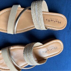 MARELLA Women's Cream Sandals